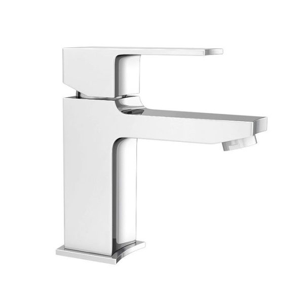 Monza Curved Modern Basin Mixer Tap + Waste - Image 5