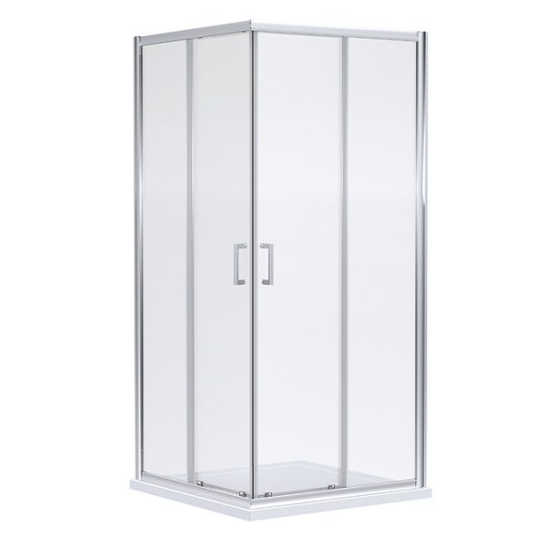 Monza 900 x 900mm Square Corner Entry Shower Enclosure without Tray - Image 3