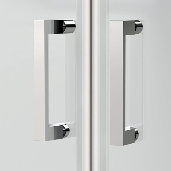 Monza 800 x 800mm Square Corner Entry Shower Enclosure without Tray - Image 3