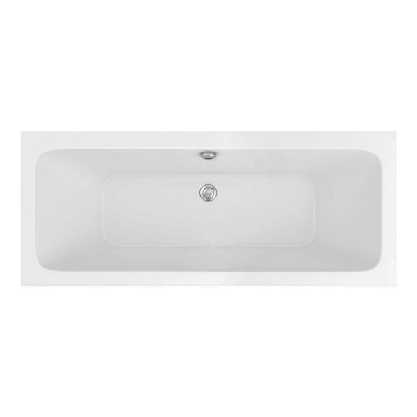 Monza 1800 x 800 Double Ended Rectangular Bath - Image 2