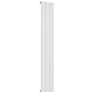 Monza Vertical Aluminium Radiator   White   Flat Panel (1600 x 280mm)