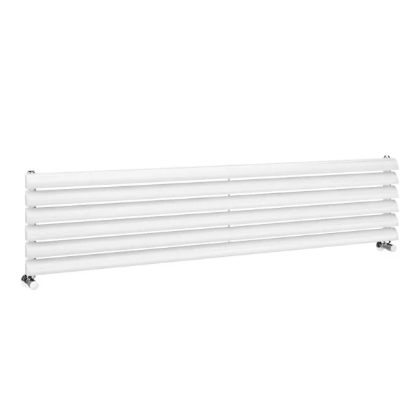 Monza 355 x 1600 Horizontal Venetian Style White Designer Radiator