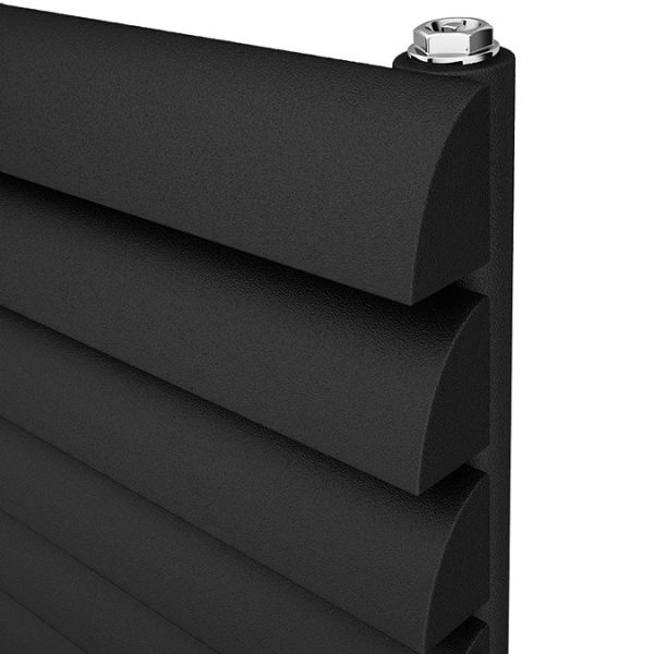 Monza 475 x 1600 Horizontal Anthracite Venetian Style Designer Radiator - Image 4