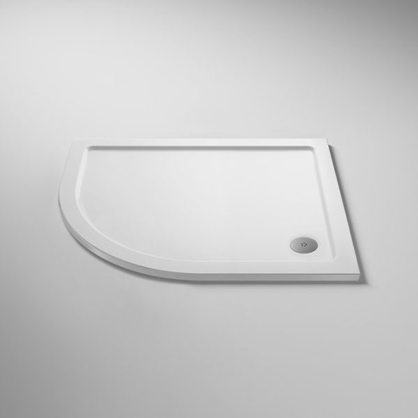 Monza LH Offset Quadrant Shower Enclosure + Pearlstone Tray - Image 2