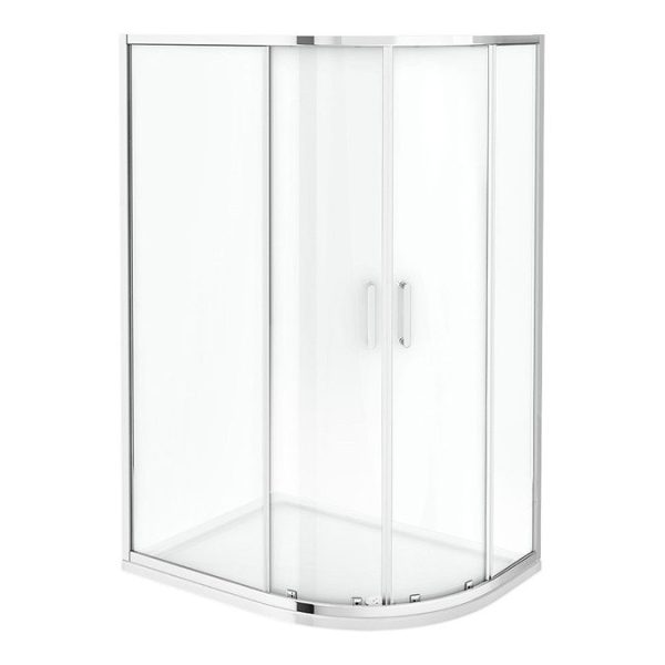 Monza 900 x 1200mm Offset Quadrant Shower Enclosure without Tray - Image 2