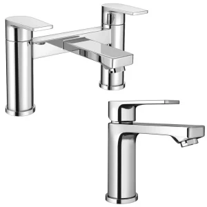 Monza Round Tap Package (Bath + Basin Tap)
