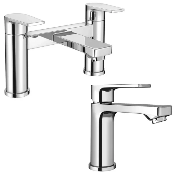 Monza Round Tap Package (Bath + Basin Tap)