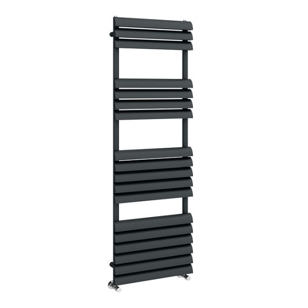 Monza 500 x 1500mm Venetian Style Anthracite Designer Towel Rail - Image 5