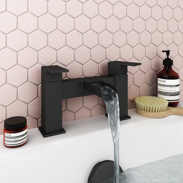 Monza Matt Black Bathroom Taps   Bath And Basin - Image 3