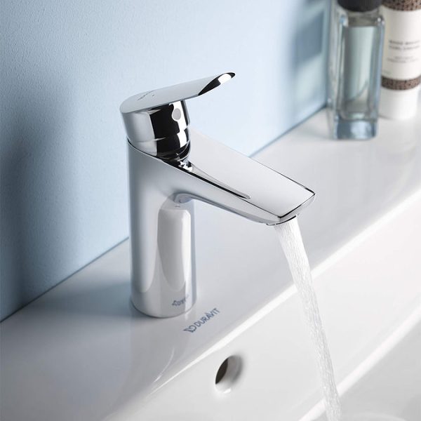Duravit No.1 M Size Single Lever Basin Mixer with Pop up Waste - Image 2