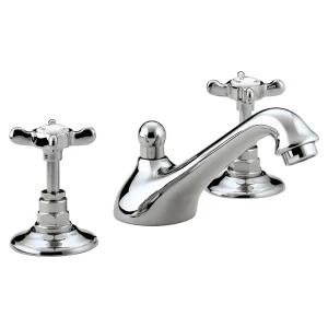 Bristan 1901 Traditional 3 Hole Basin w/ Pop up waste   Chrome