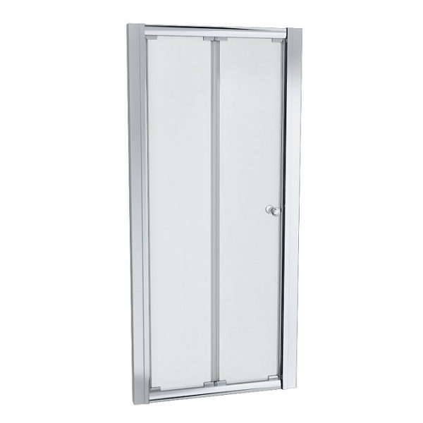 Newark 800 x 800mm Bi Folding Shower Enclosure + Slate Effect Tray - Image 5