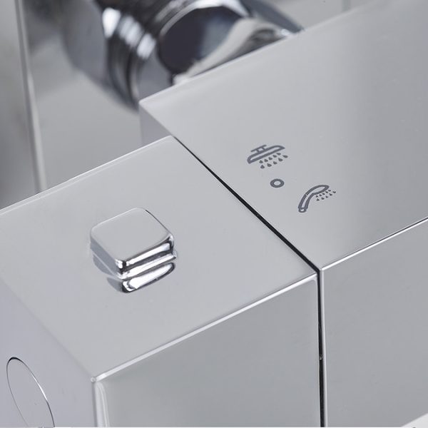 Bristan Napoli Thermostatic Bar Shower Valve and Rigid Riser Kit   Chrome - Image 5