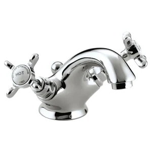 Bristan 1901 Traditional Basin Mixer Tap inc. Pop up Waste   Chrome