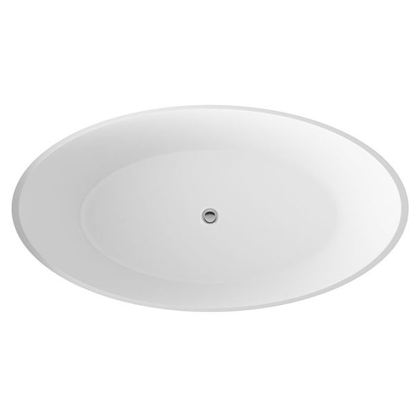 Hudson Reed Grace L1500 x W760mm Round Freestanding Bath - Image 2