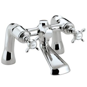 Bristan 1901 Traditional Bath Filler   Chrome Plated