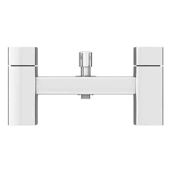 Neo Minimalist Bath Shower Mixer with Shower Kit   Chrome - Image 2