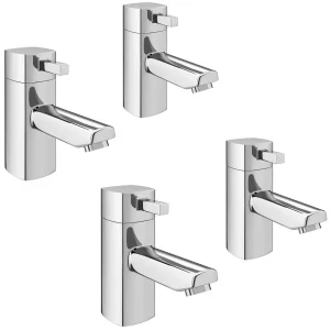Neo Modern Basin + Bath Tap Set