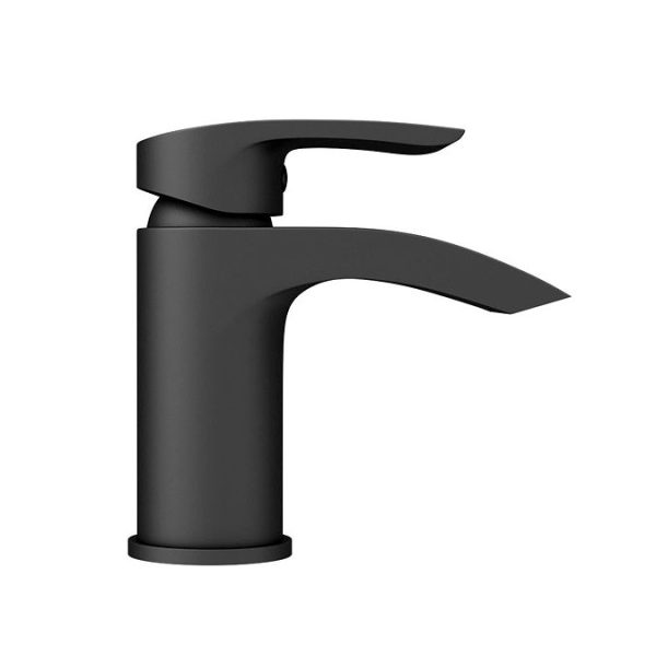 Nexus Matt Black Basin Mixer Tap - Image 3