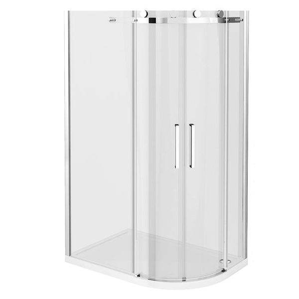 Nova Frameless 1200 x 800mm Offset Quadrant Enclosure - Image 3