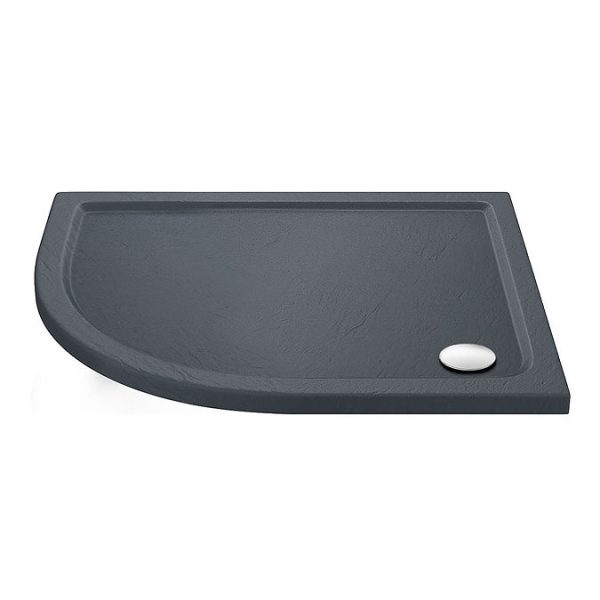 Newark LH 1200 x 900mm Offset Quadrant Enclosure + Slate Effect Tray - Image 3