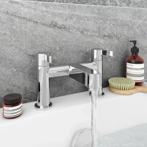 Nova Modern Bath Taps   Chrome
