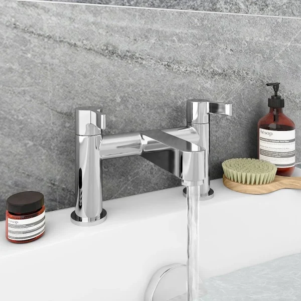 Nova Modern Bath Taps   Chrome