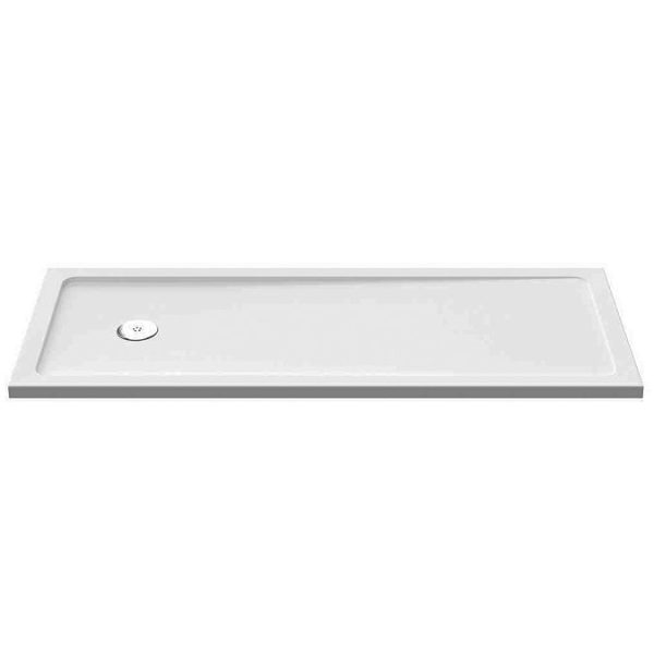 Nova 1700 x 700 Bath Replacement Wet Room (1000mm Chrome Screen w. Tray) - Image 2