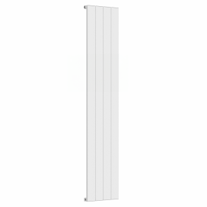 Nova White Vertical Single Panel Aluminium Radiator 1800 x 375mm (4 Section)