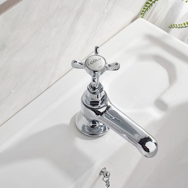 Bristan 1901 Traditional Vanity Basin Taps   Chrome Plated - Image 2