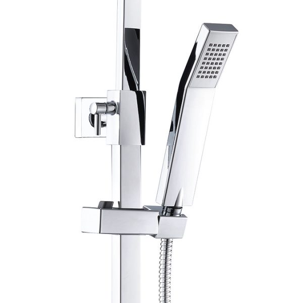 Nova Square Thermostatic Shower Kit with Spout - Image 5