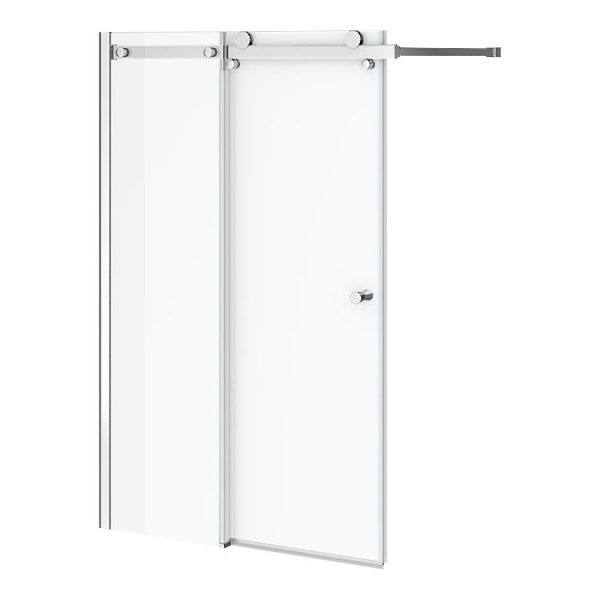 Nova Square Single Ended Bath with Sliding Bath Screen - Image 2