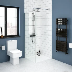Nova 900 x 900 Square Wet Room (900mm Screen + Tray)