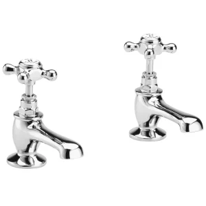 Old London   Chrome Edwardian Basin Taps