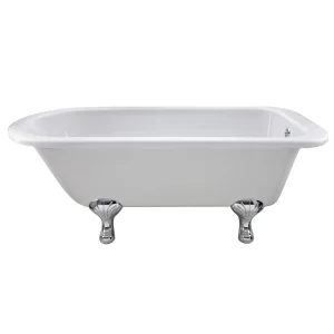 Old London   Barnsbury 1690 x 750 Single Ended Freestanding Bath with Chrome Leg Set
