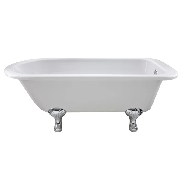 Old London   Barnsbury 1690 x 750 Single Ended Freestanding Bath with Chrome Leg Set