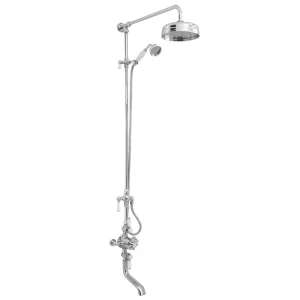 Old London   Chrome Traditional Triple Exposed Valve With Spout