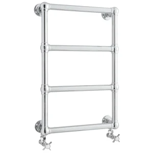 Old London   Chrome Wall Mounted Farrington Radiator   750 x 498mm