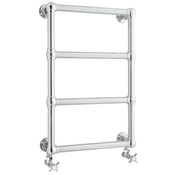 Old London   Chrome Wall Mounted Farrington Radiator   750 x 498mm