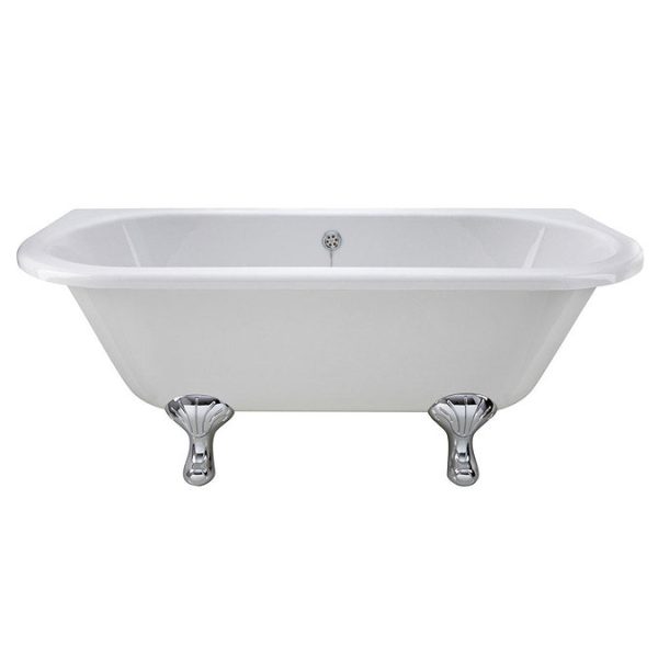 Old London Kenton 1690 x 745 'D' Shaped Back To Wall Bath - Image 4