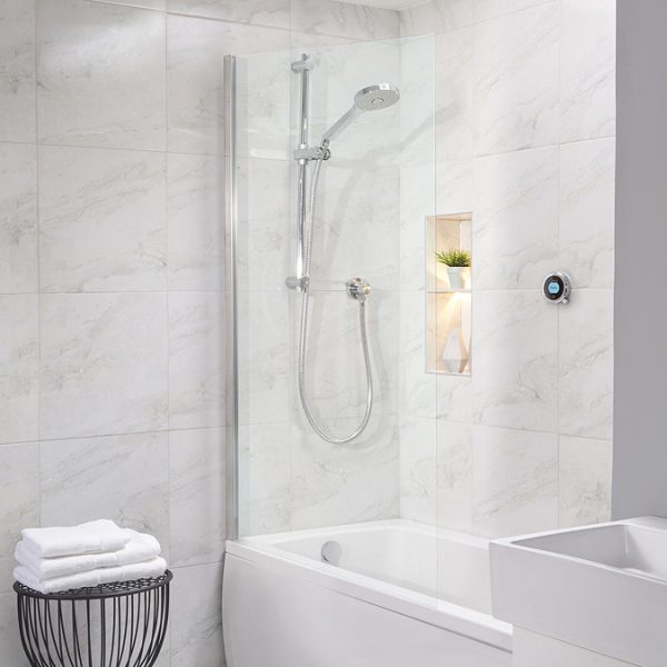Aqualisa Optic Q Smart Shower Concealed with Adjustable Head and Bath Filler - Image 3