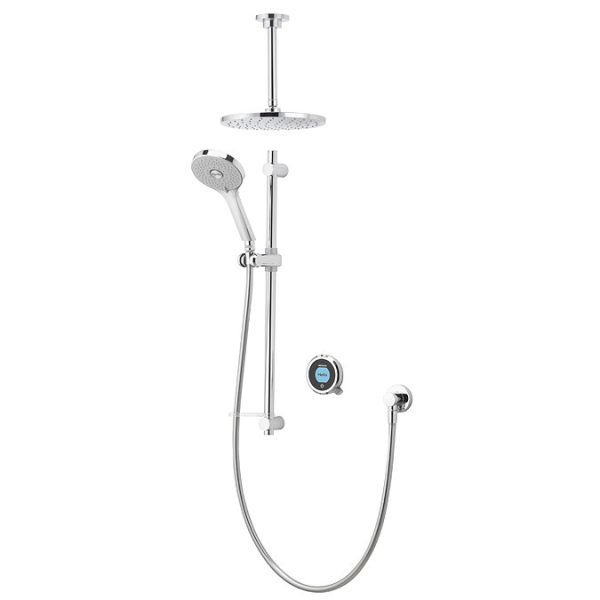 Aqualisa Optic Q Smart Shower Concealed with Adjustable and Ceiling Fixed Head - Image 3