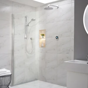 Aqualisa Optic Q Smart Shower Concealed with Adjustable and Wall Fixed Head