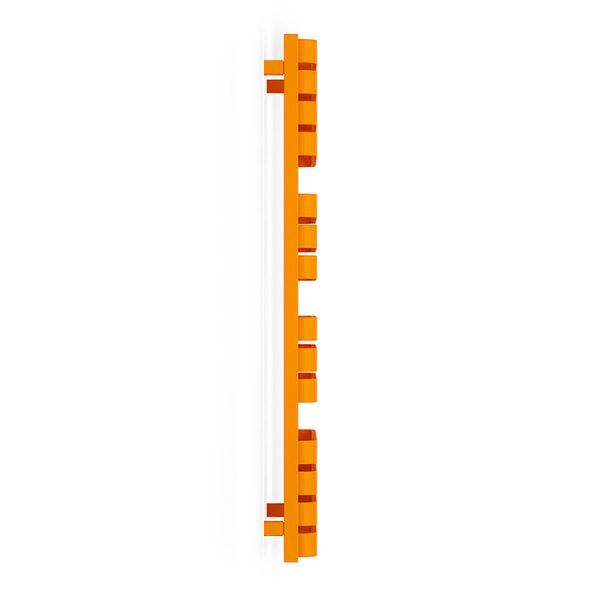 Terma Warp T One Orange Electric Towel Rail 500 x 1110mm - Image 6