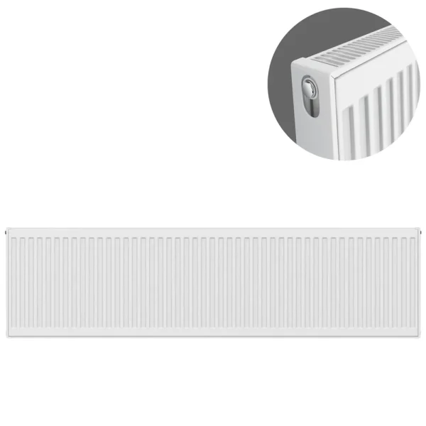 400 x 1800mm Slim Double Panel Radiator   Type 21