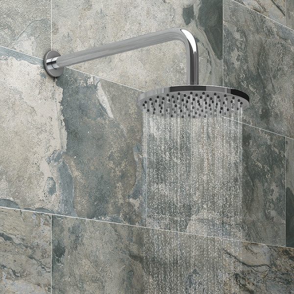 Pablo Concealed Thermostatic Valve with Fixed Shower Head & 6 Body Jets - Image 6