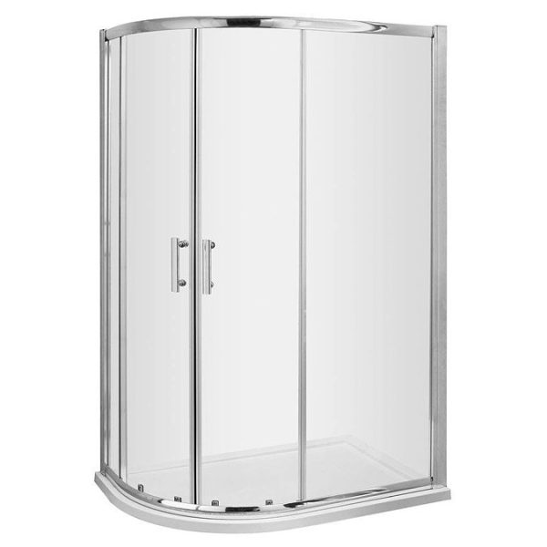 Pacific LH Offset Quadrant Shower Enclosure inc. Tray 1200 x 800mm - Image 2