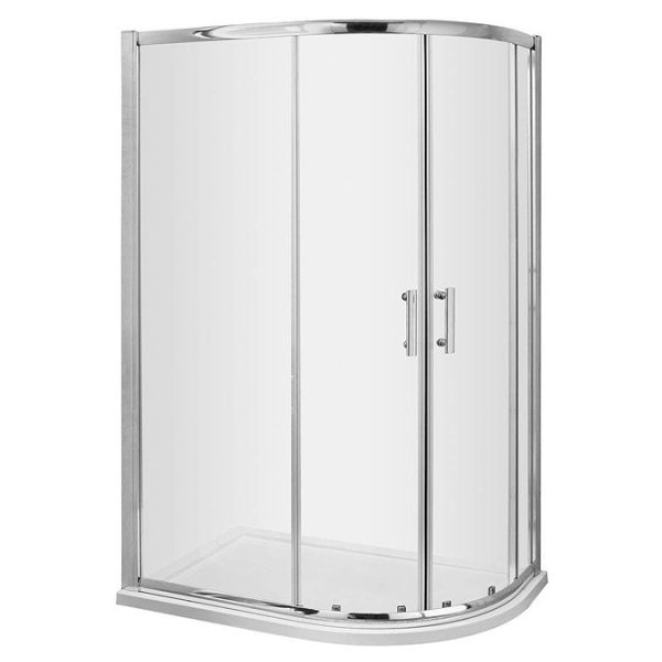 Pacific RH Offset Quadrant Shower Enclosure inc. Tray 1200 x 800mm - Image 2