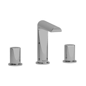 Riobel Parabola Three Hole Basin Mixer   Chrome