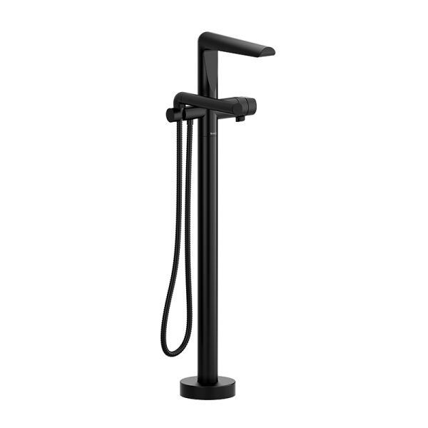 Riobel Parabola Freestanding Bath Shower Mixer   Black